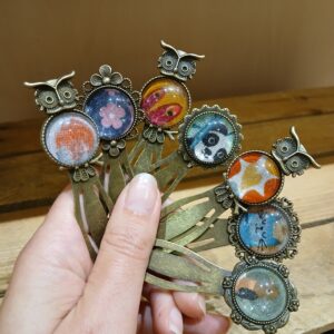 Marque-page cabochon