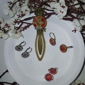 Boucles d'oreilles cabochon