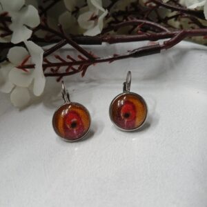 Boucles d’oreilles dormeuses cabochons Cab3