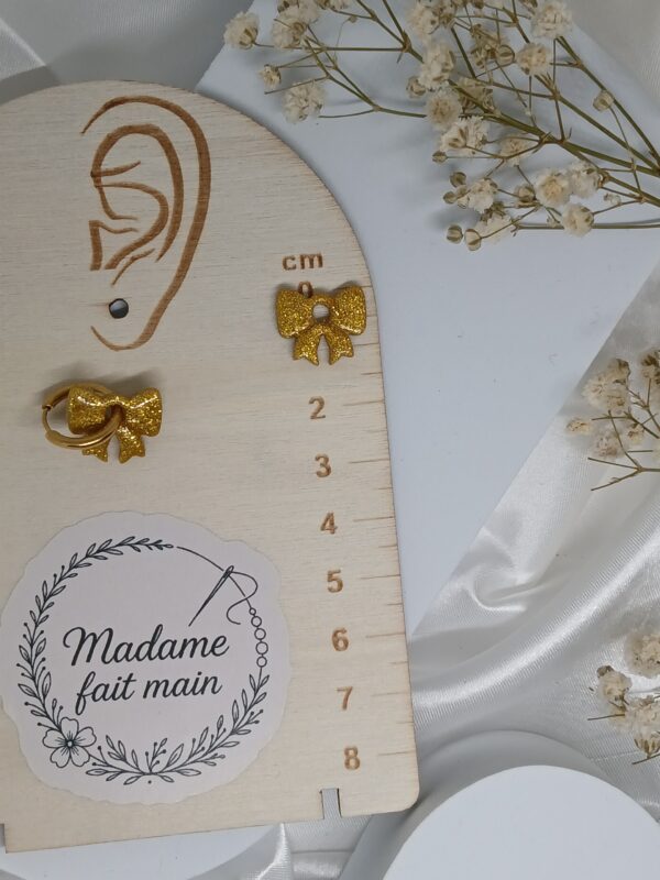 Mini-pampilles interchangeables noeuds, paillettes dorées – Image 2
