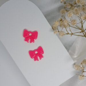 Mini-pampilles interchangeables noeuds, rose fluo