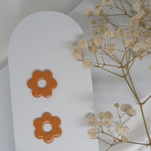 Pampilles interchangeables fleurs ARTEMIS tons jaunes