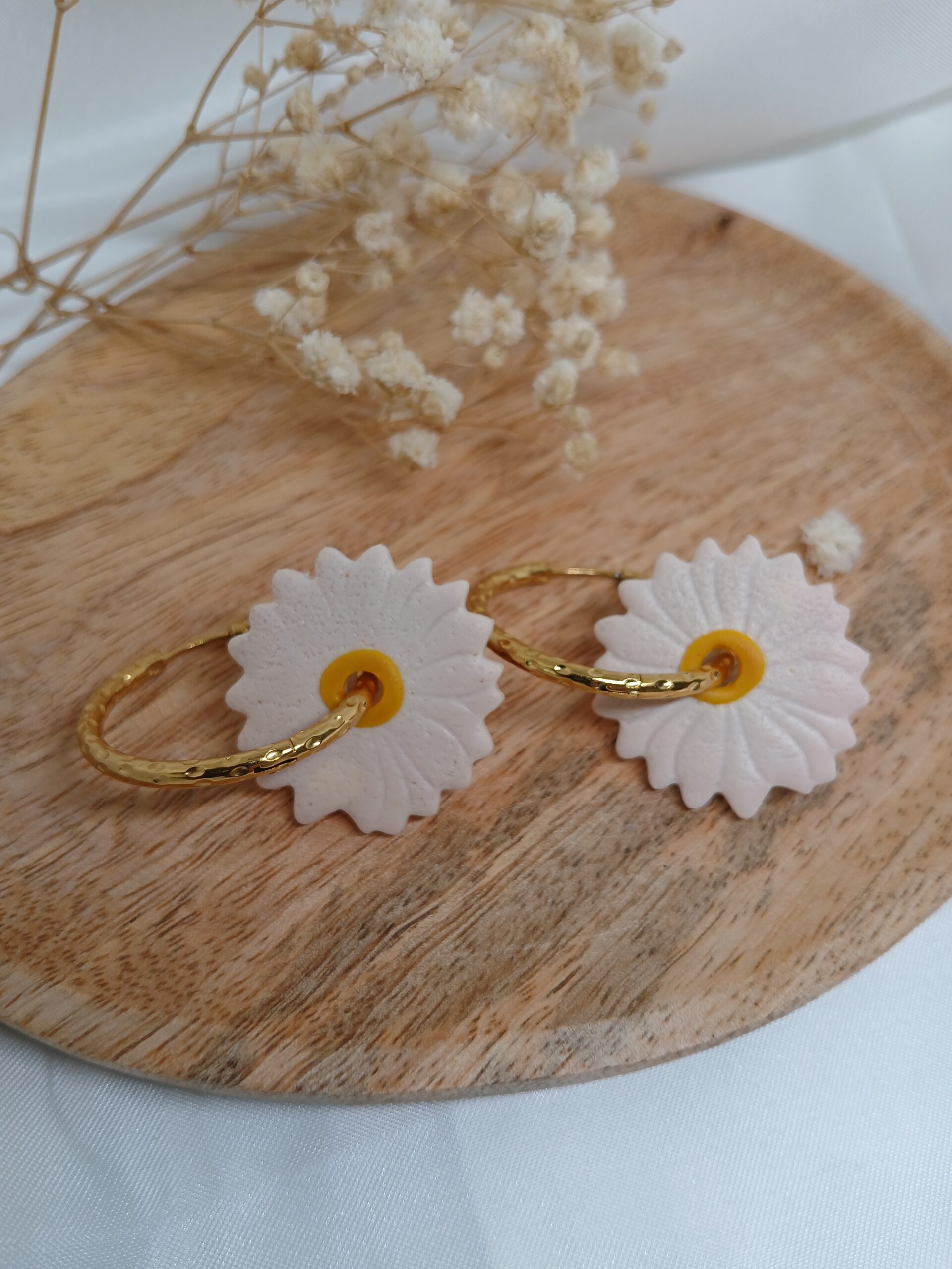 Créoles et pampilles interchangeables MARGUERITE – Image 2
